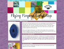 Tablet Screenshot of flyingfingers.com